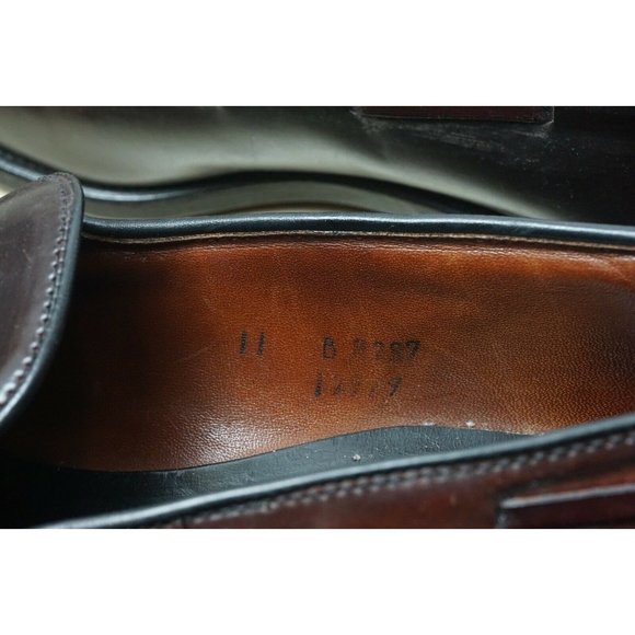 Allen Edmonds Grayson Shell Cordovan Model 8287 Tassle Loafers Sz 11B - Picture 10 of 10